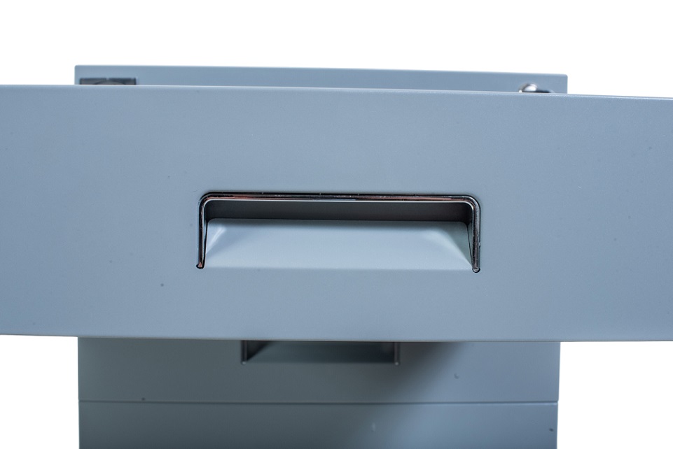 Büro Rollcontainer 3 Schubladen Hängeregistratur abschliessbar PAUL grau Bürocontainer