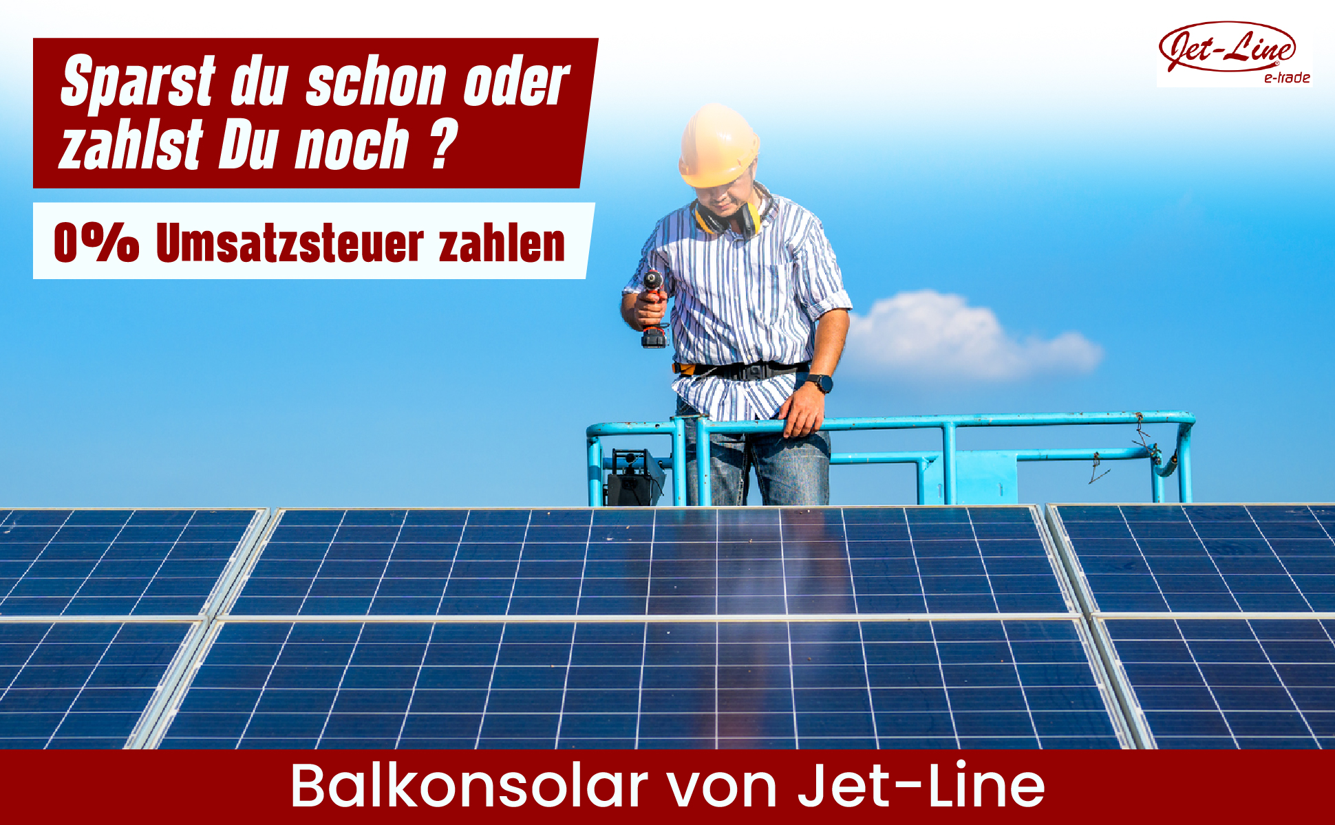 Balkonkraftwerk Solaranlage 1100 W mit Wechselrichter 800/600 W drosselbar