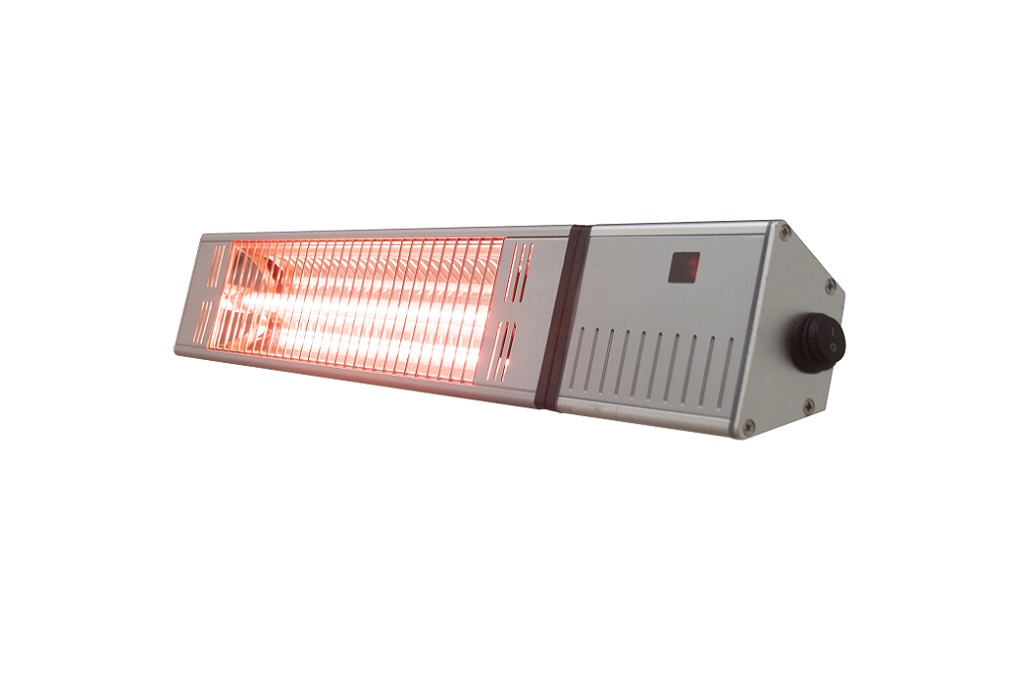 Infrarotstrahler,  Heizstrahler, Thermo-Heizelement,  Glühröhre,  Metallgehäuse
