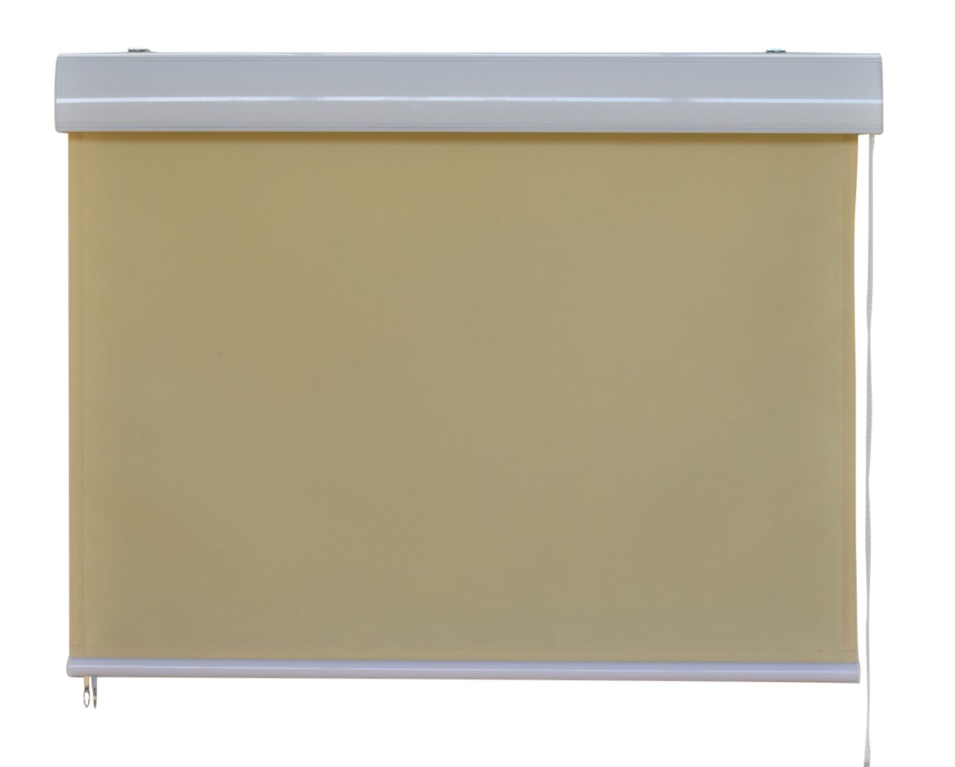 Vertikalmarkise 1.4x2.3m Balkonmarkise Beschattung Kassettenrollo beige