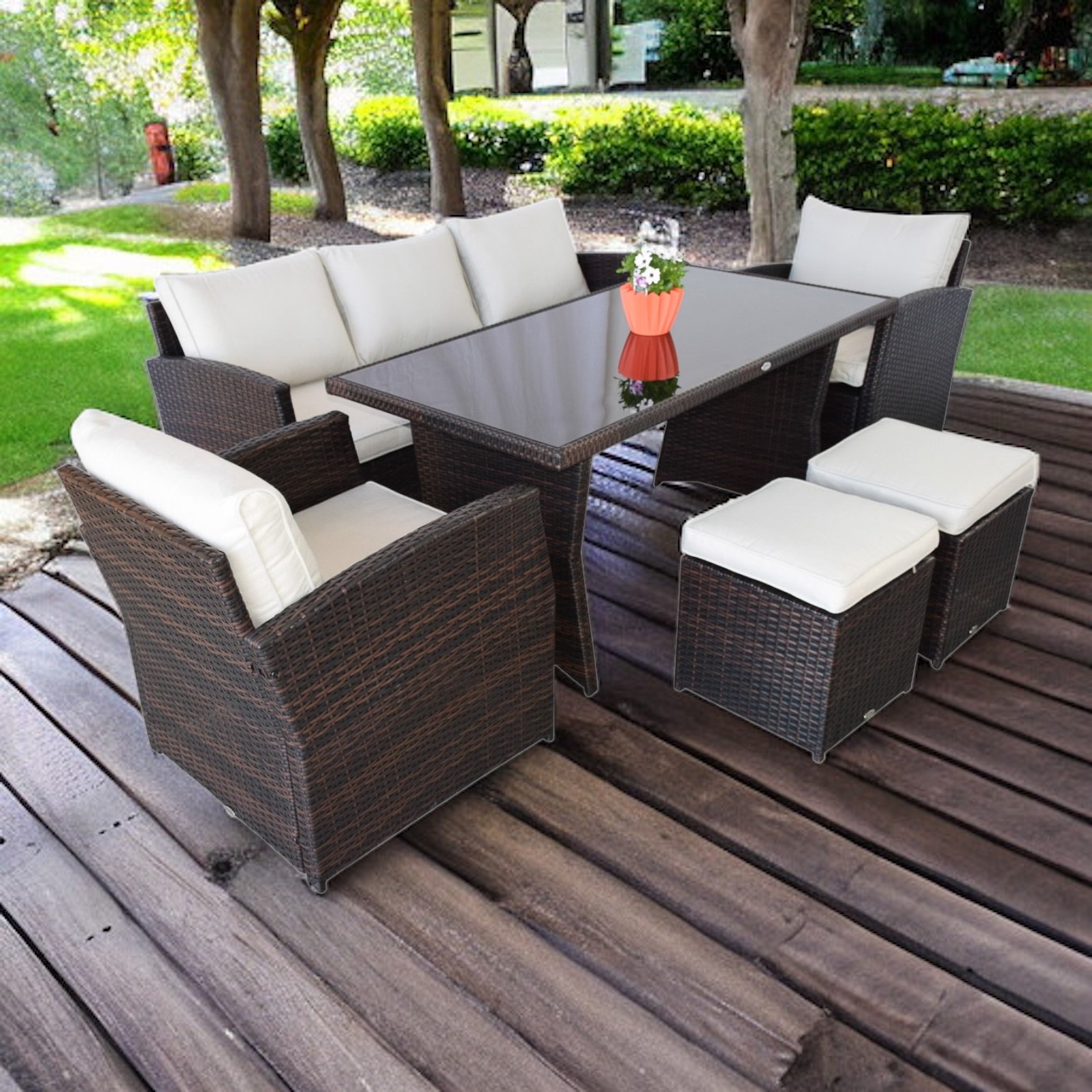 Garten Lounge möbel Havanna braun