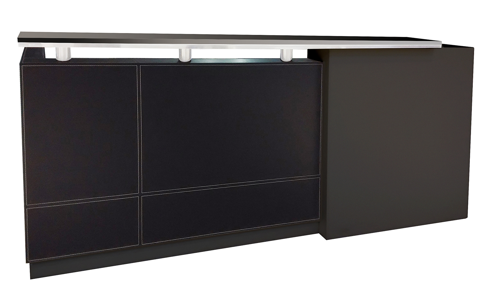 Reception-Desk "Philadelphia", black