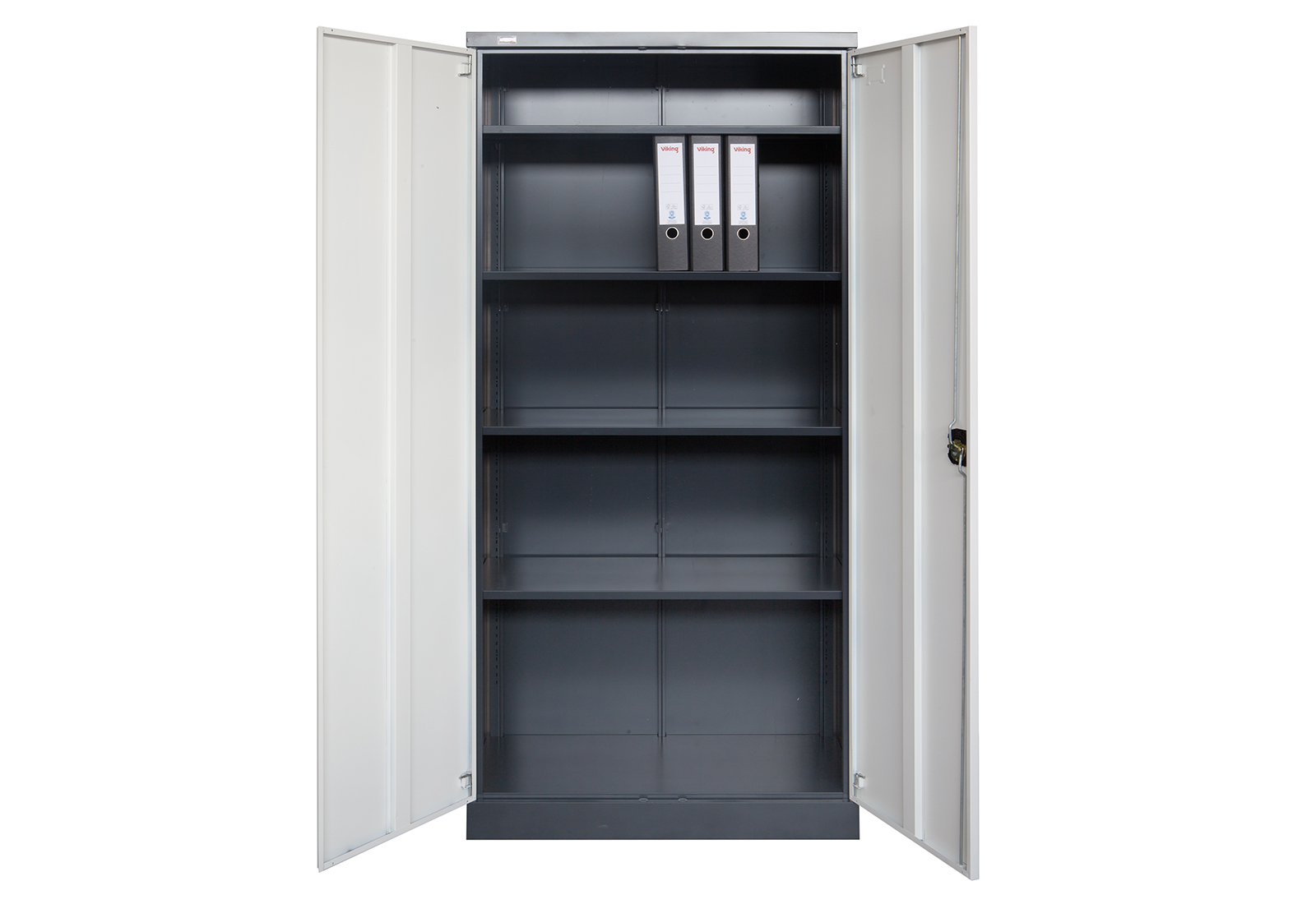 Steel Office-Cabinet "Moskau", anthracite/white