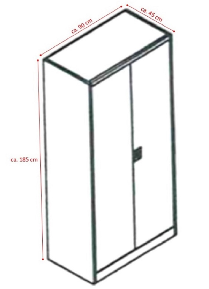 Aktenschrank Omsk anthrazit Metallschrank