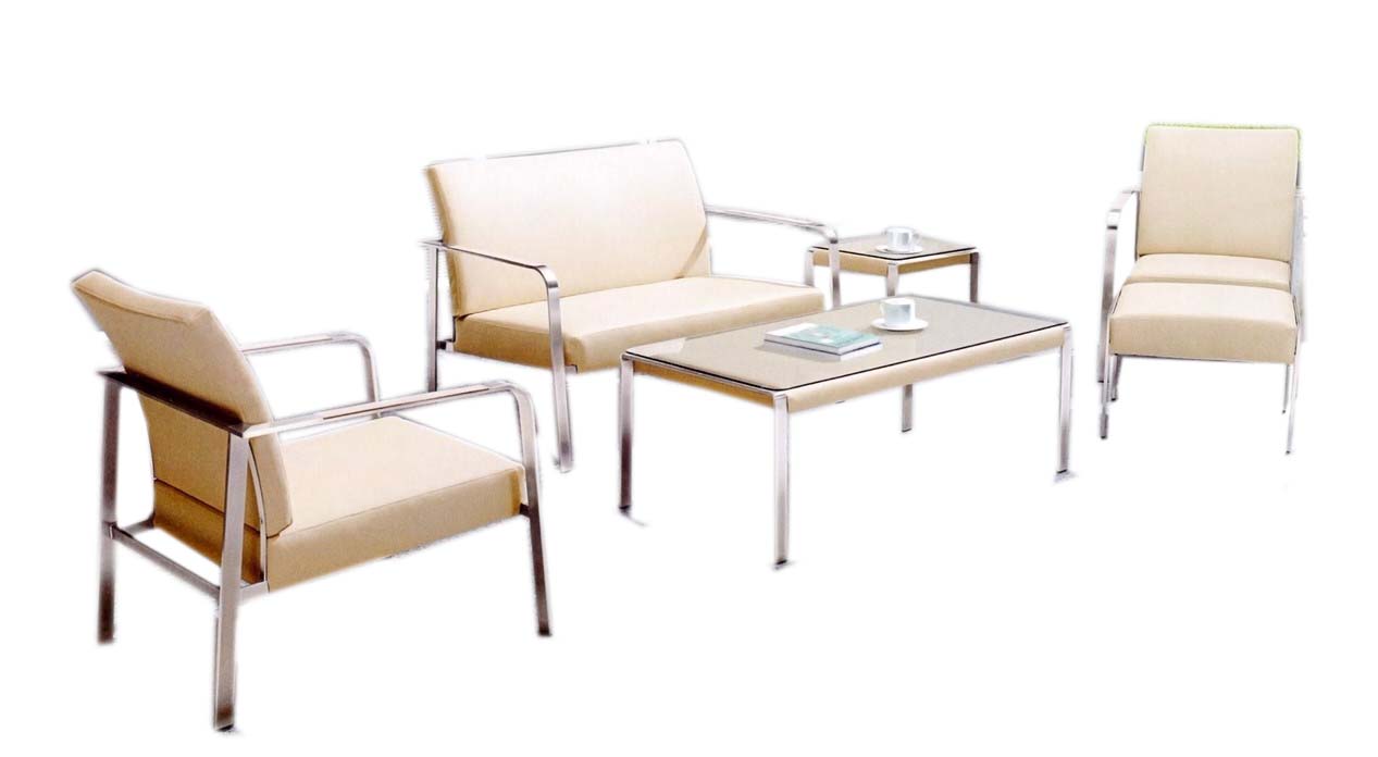 Gartenset Aphrodite, creme Edelstahl Gartenmoebel Gartenset Lounge Jet-Line Essgarnitur Gartenlounge