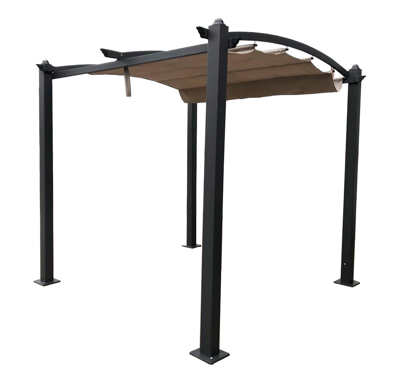 Gartenpavillon Pergola GISEH 3x3m Pavillon Aluminium Jet-Line Sonnenschutz