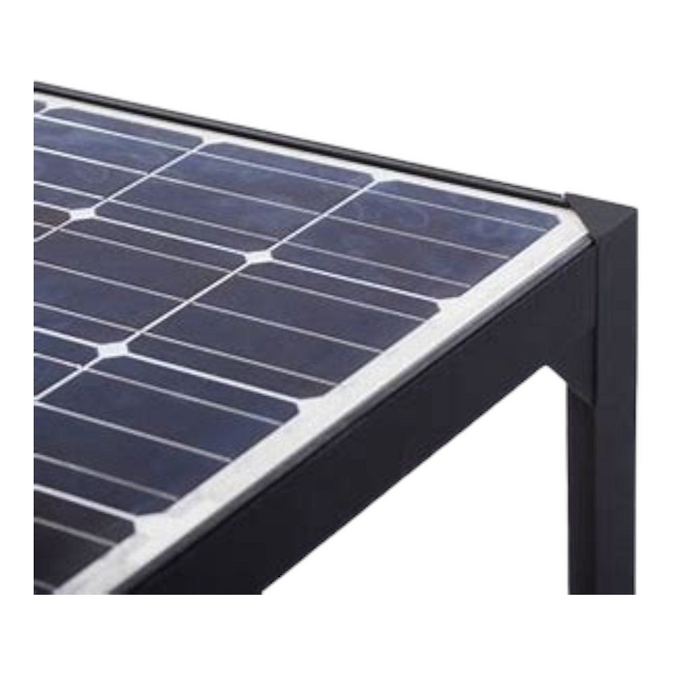 Jet-Line Solar Gartentisch Balkonsolar Ständer 450 W Modul 6-Personen Tisch