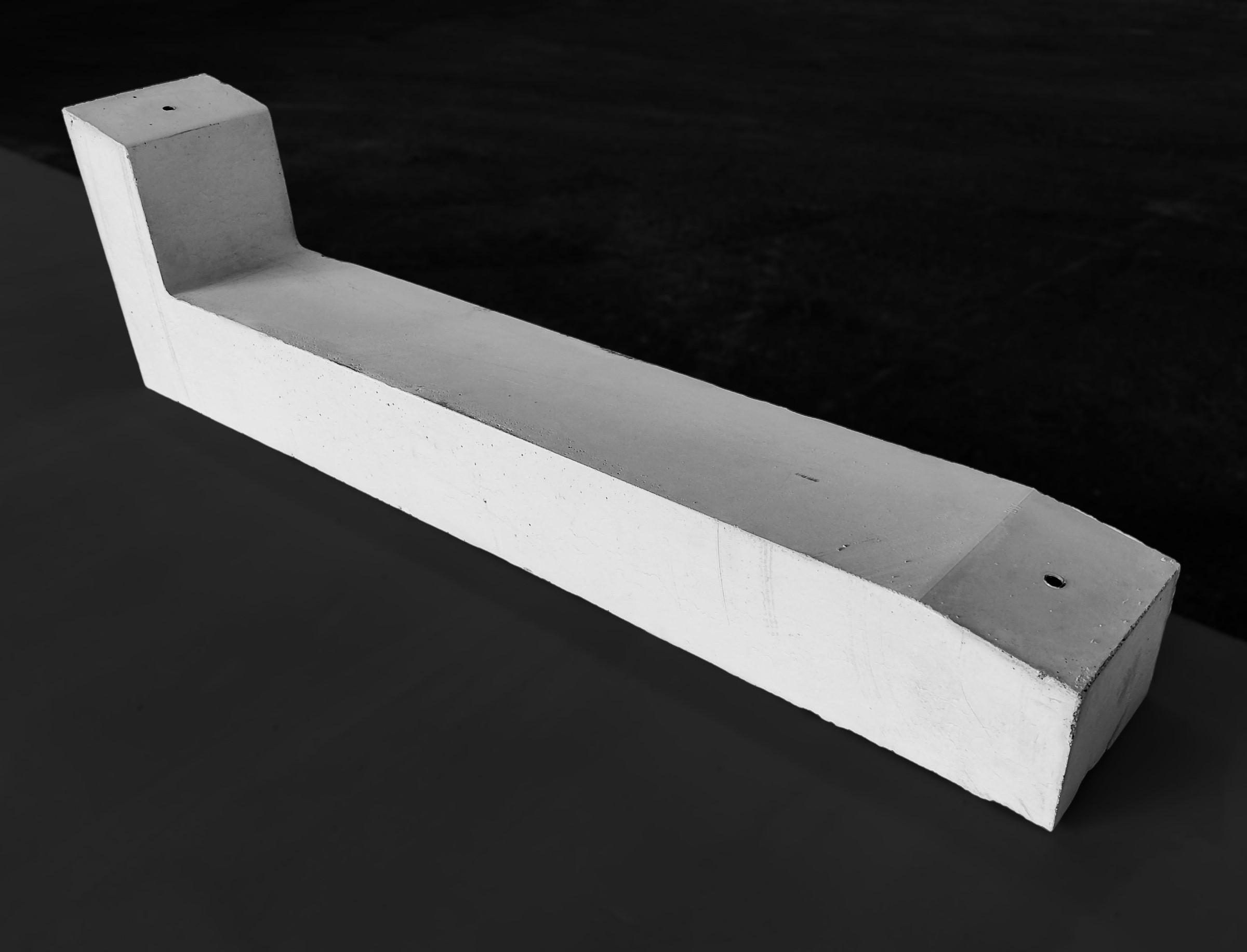 PV-Sockel Stütze Panel Halter betongrau Jet-Line