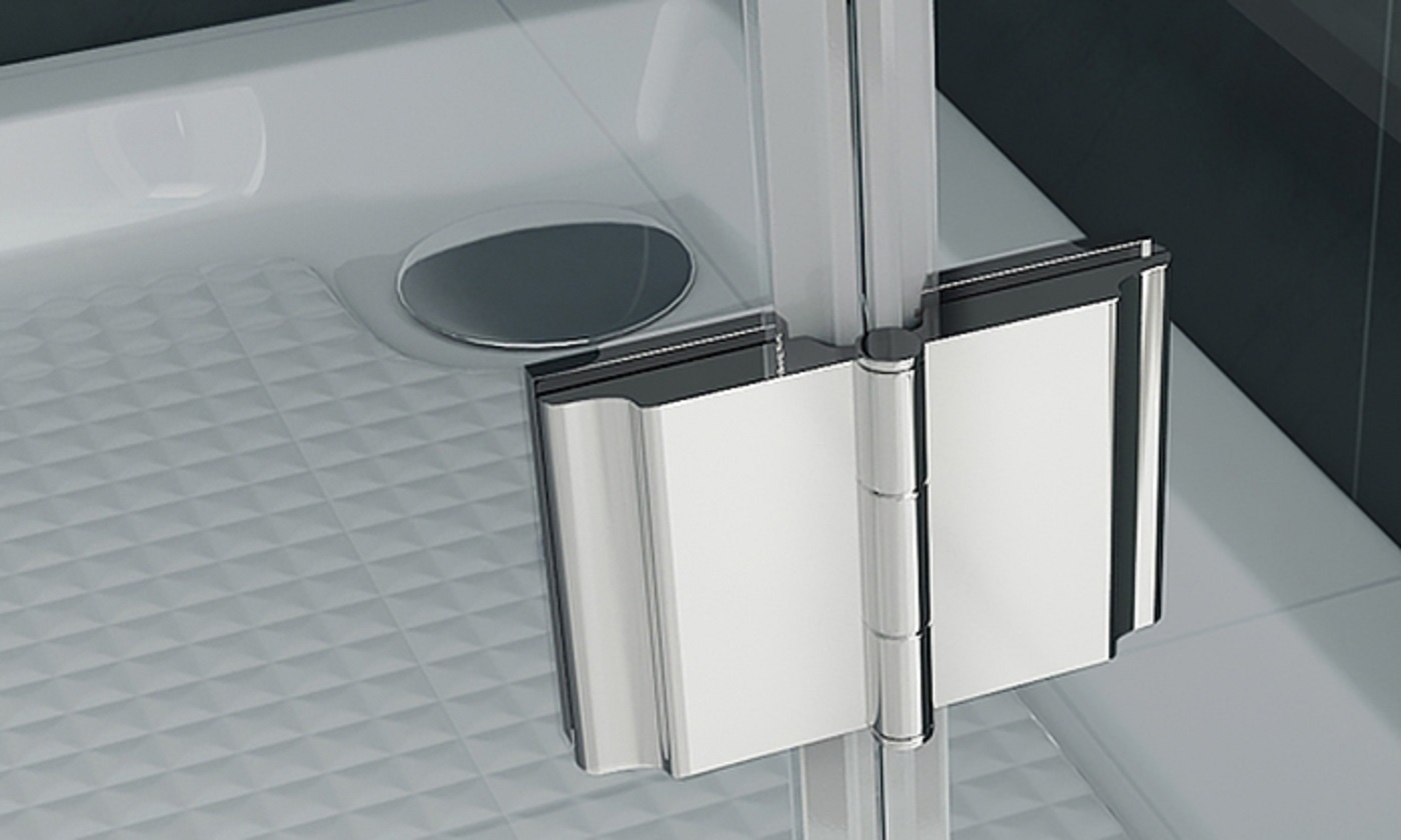 Glasdusche VERONA Klarglas Duschkabine 100 x 100 x 190 cm