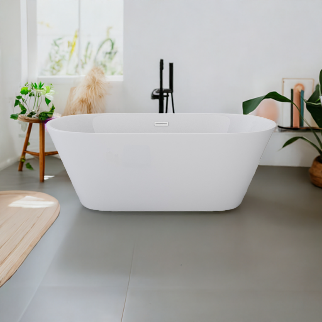 Badewanne LAUSANNE II weiss 170x80 cm