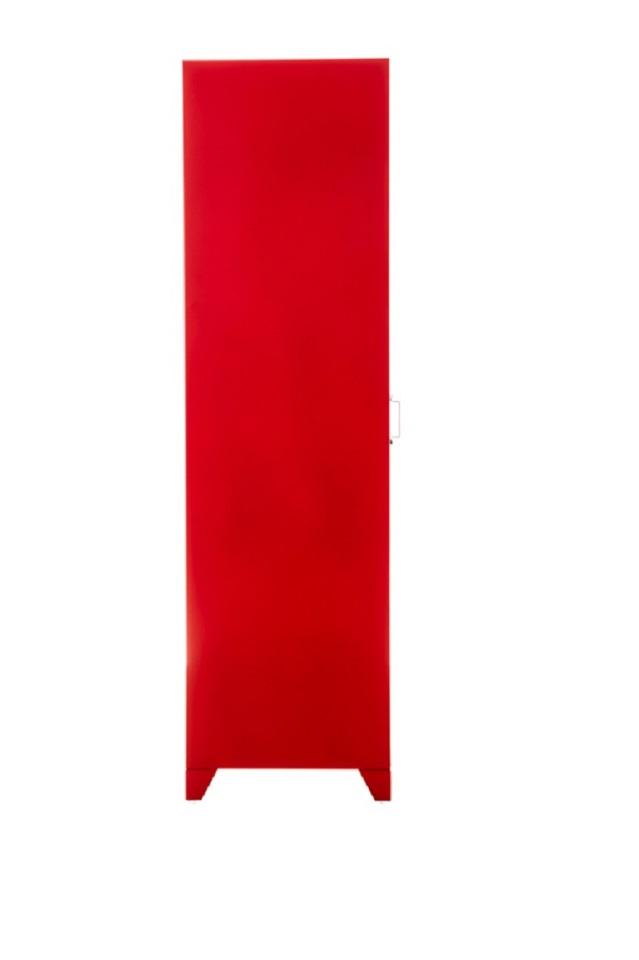 Steel Office-Cabinet PETROW red-anthracite/dark-gray locker
