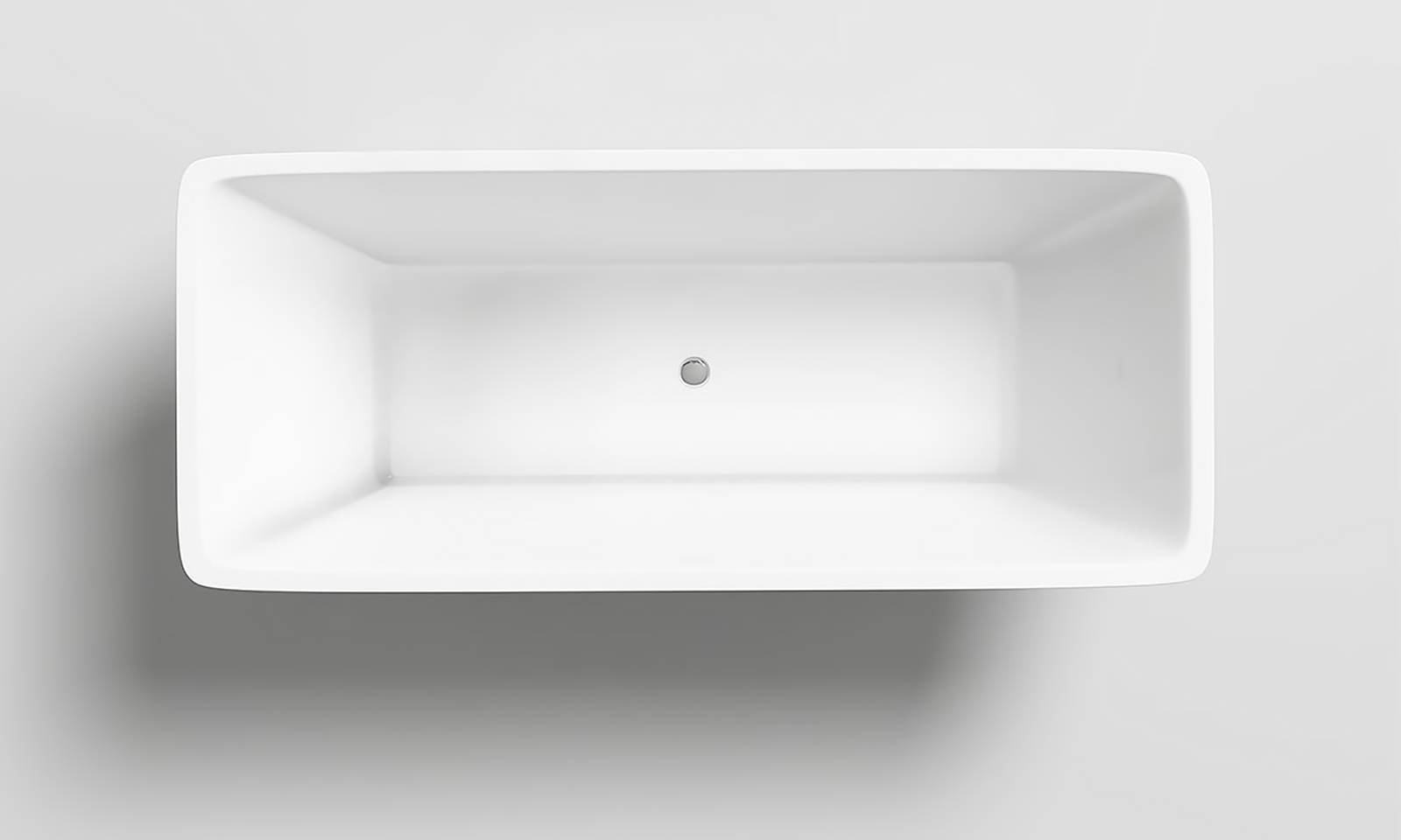 Badewanne WETZIKON II 170 x 80 cm weiß