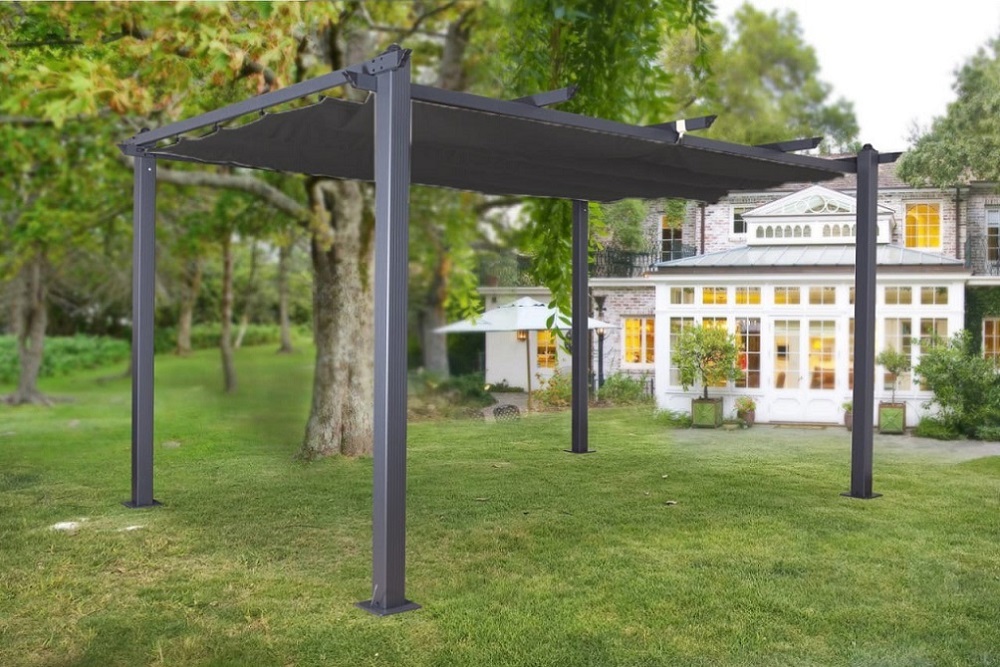 Jet-Line Pavillon Gazebo Luxor 3 x 4 m anthracite anthracite