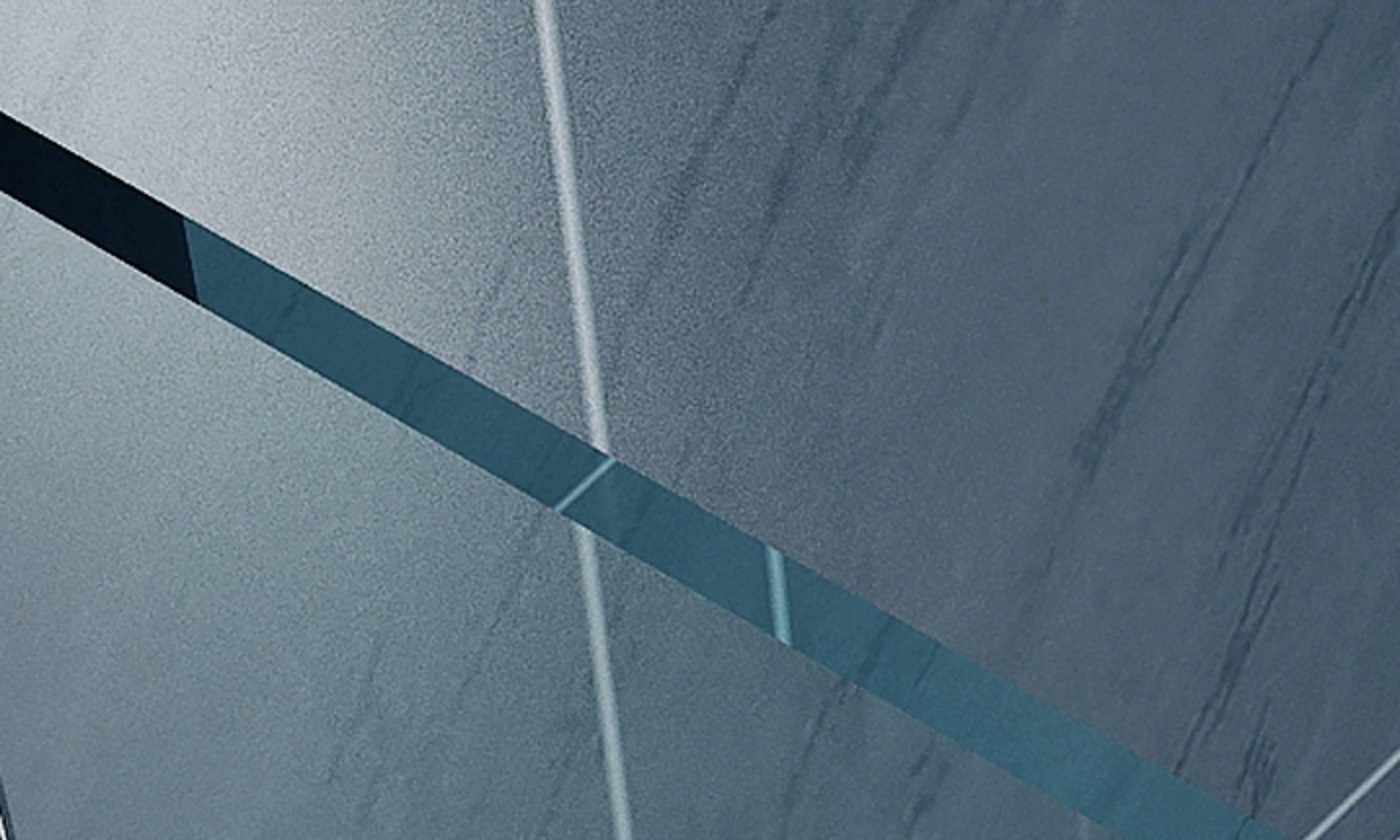 Glasdusche NEAPEL Klarglas 80 x 80 x 195 cm  Radius 47,9 cm
