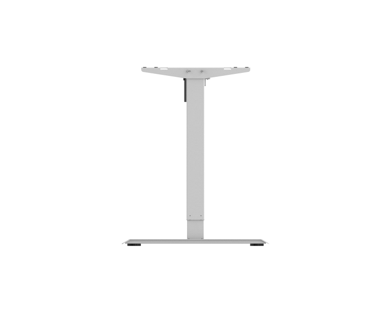 Height-adjustable desk (base + tabletop), white