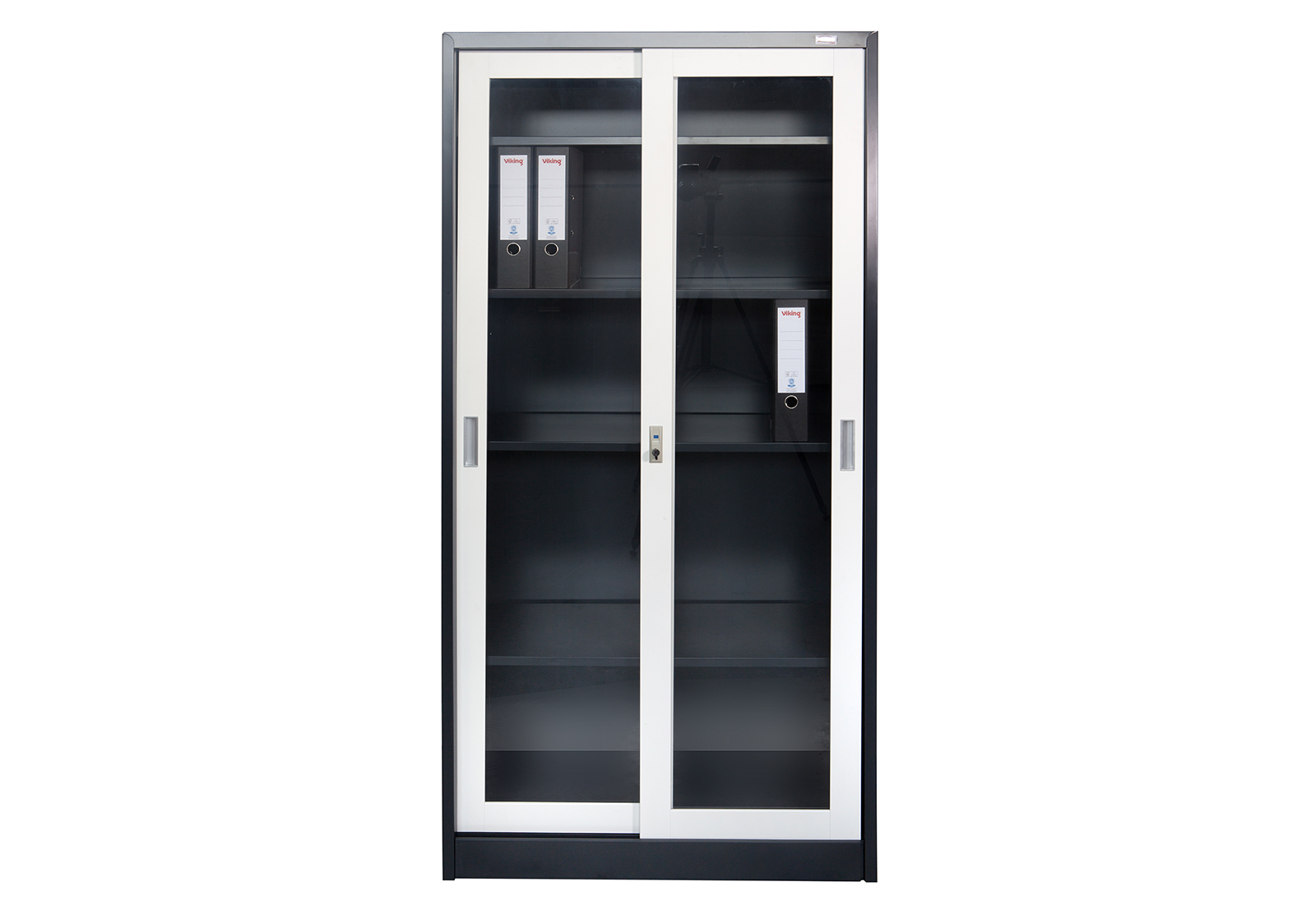 Steel Office-Cabinet "St. Petersburg", anthracite/white