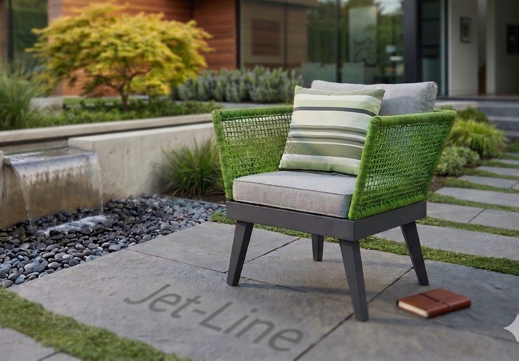 Sessel fuer Gartenset Cuba  gruen