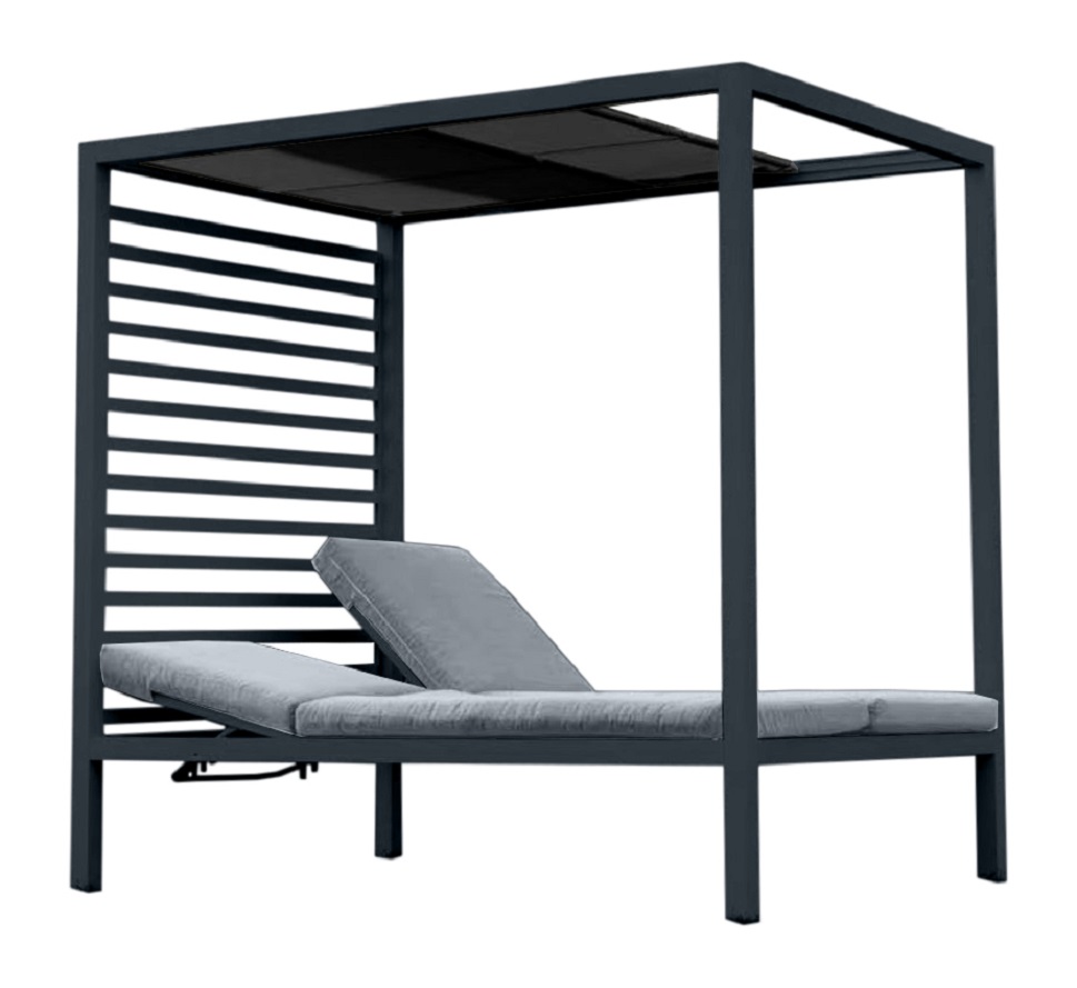 Lounging Pavillon / Gazebo Lounge BACCARO, anthracite