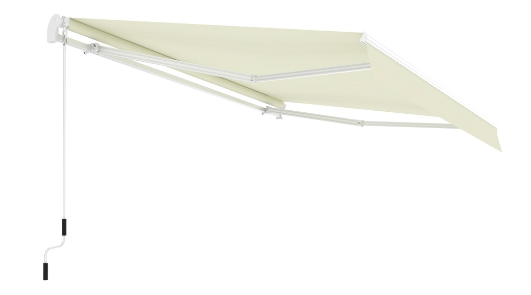 Folding Arm Awning "Sunconnect", beige 3.95x2.5m