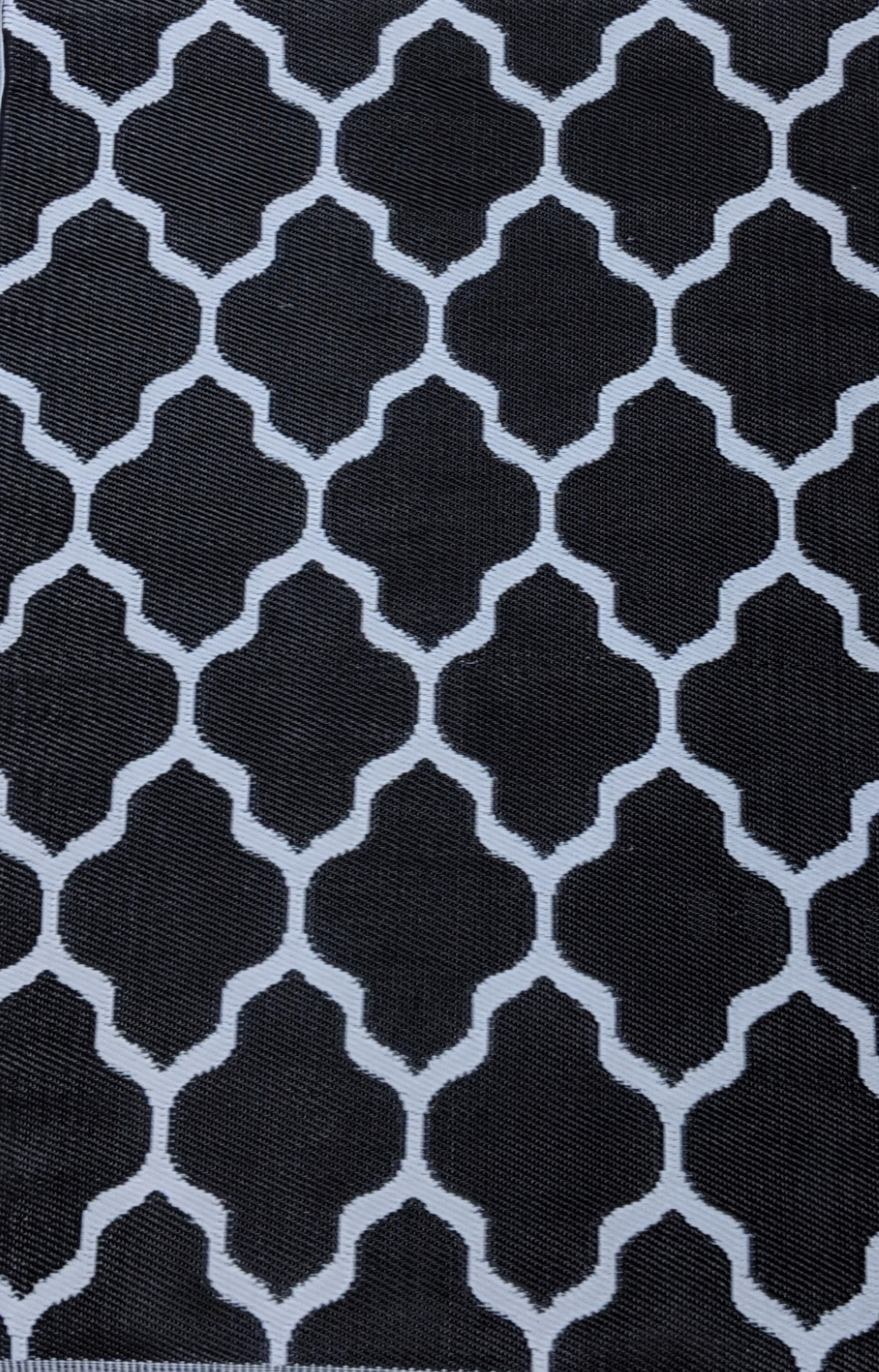 Garten Outdoor Teppich Kate 150x240cm schwarz von Jet-Line Balkon Terrasse