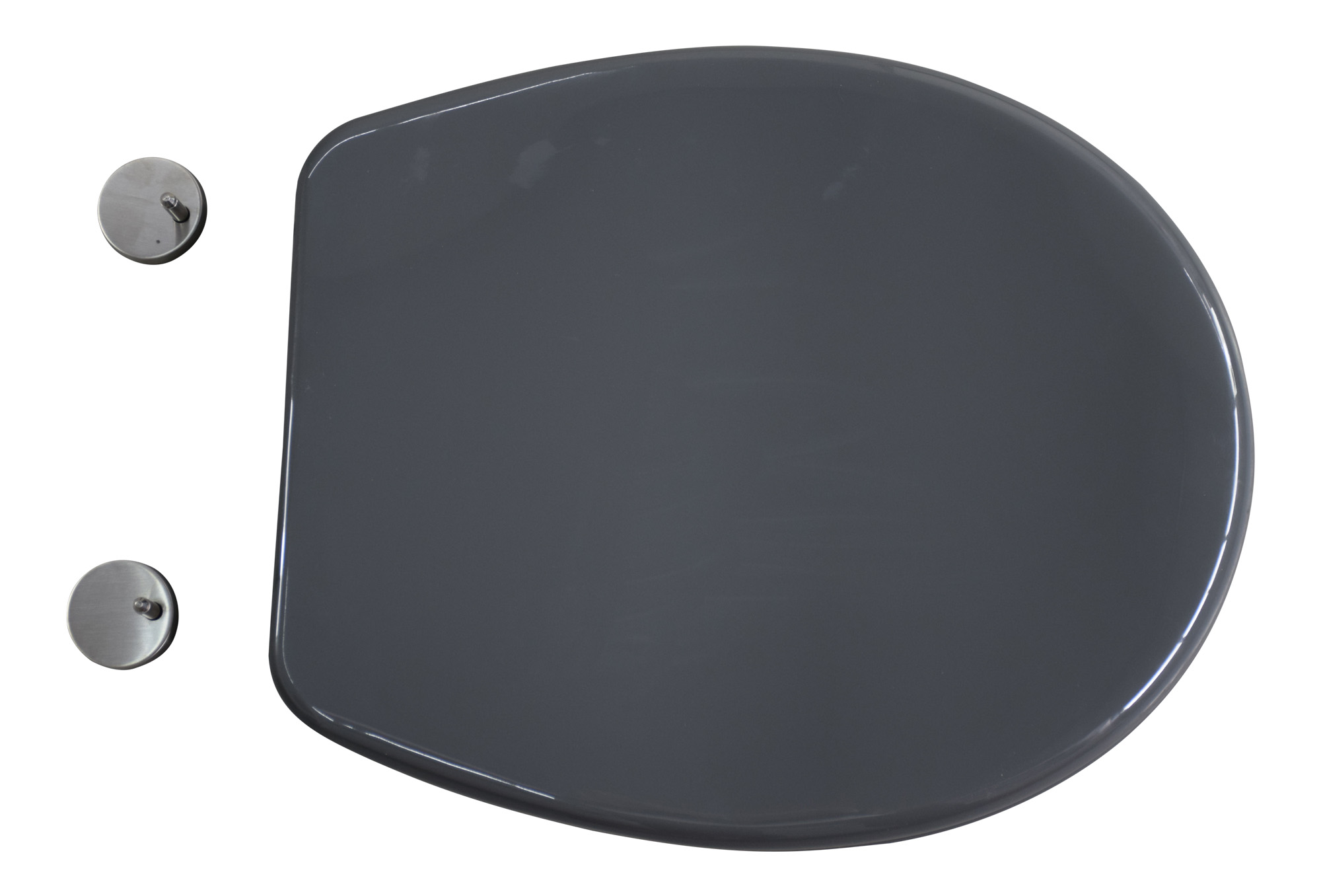 Toilet Seat with Soft-Close, anthracite