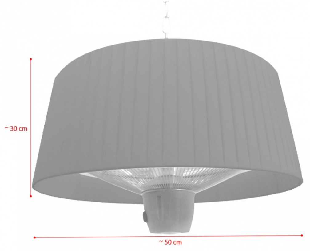 Electric patio / ceiling lamp ELEKTRA 1000 W LED light