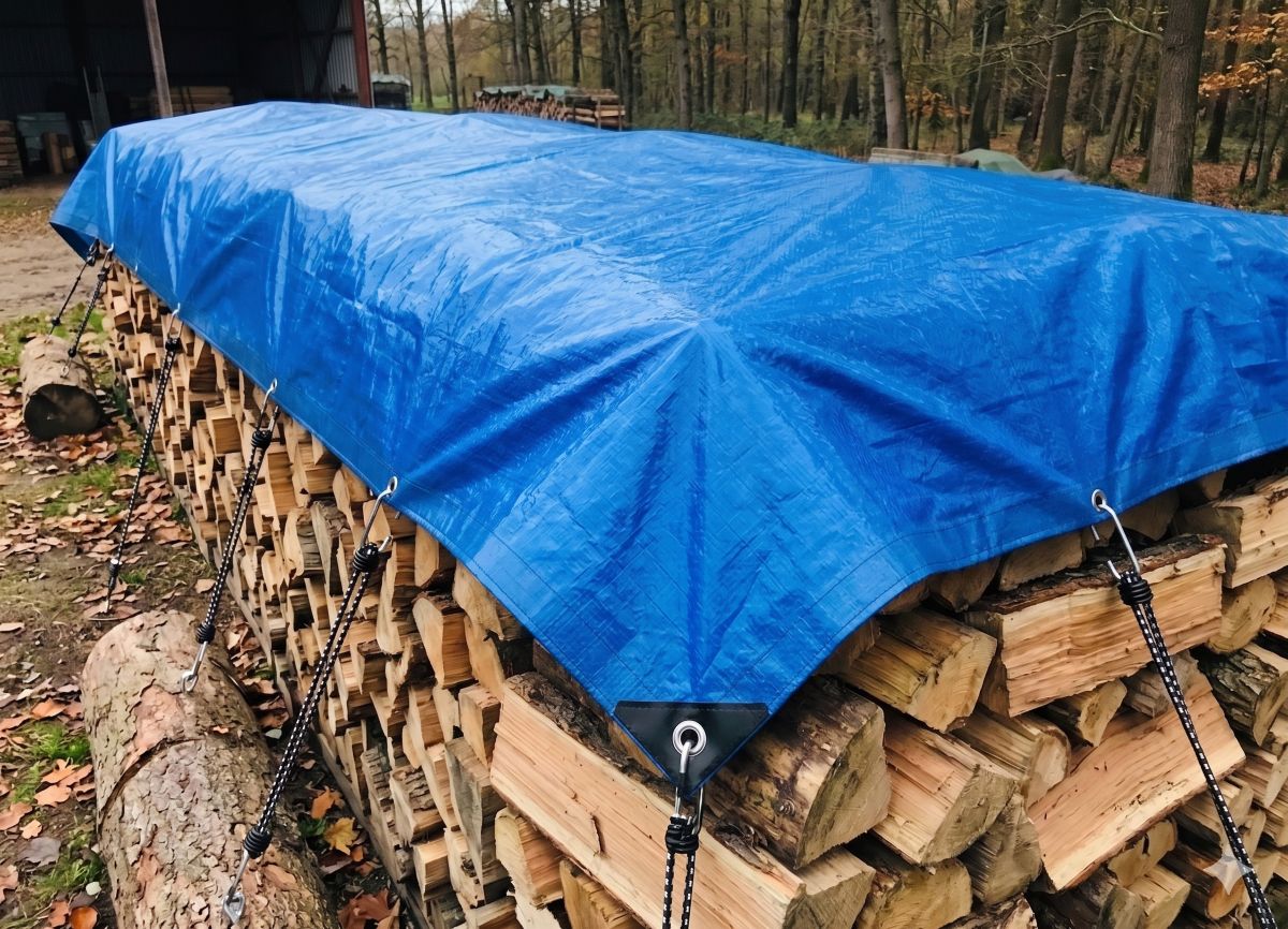PVC Abdeckplane 14 m x 6 m