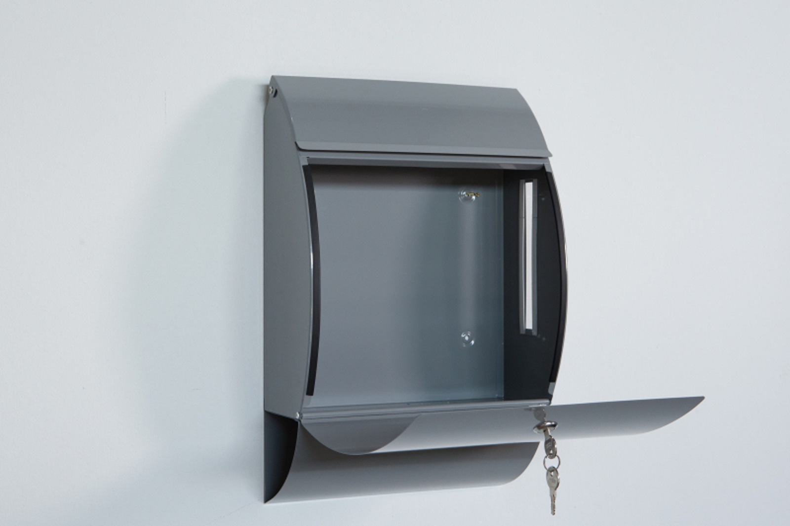 Letterbox 'Jet-Box', anthracite - with viewing window