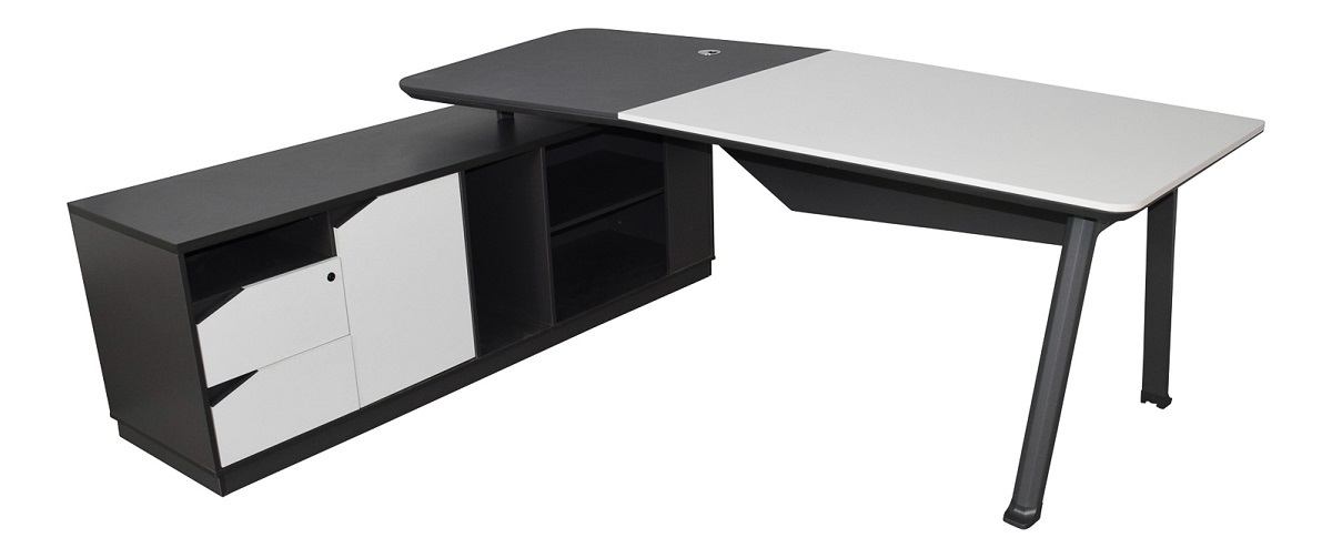 Office-Desk "Carolina", white-anthracite