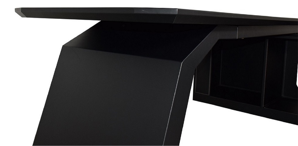 Schreibtisch PITTSBURGH schwarz Bueromoebel Chef Schreibtisch