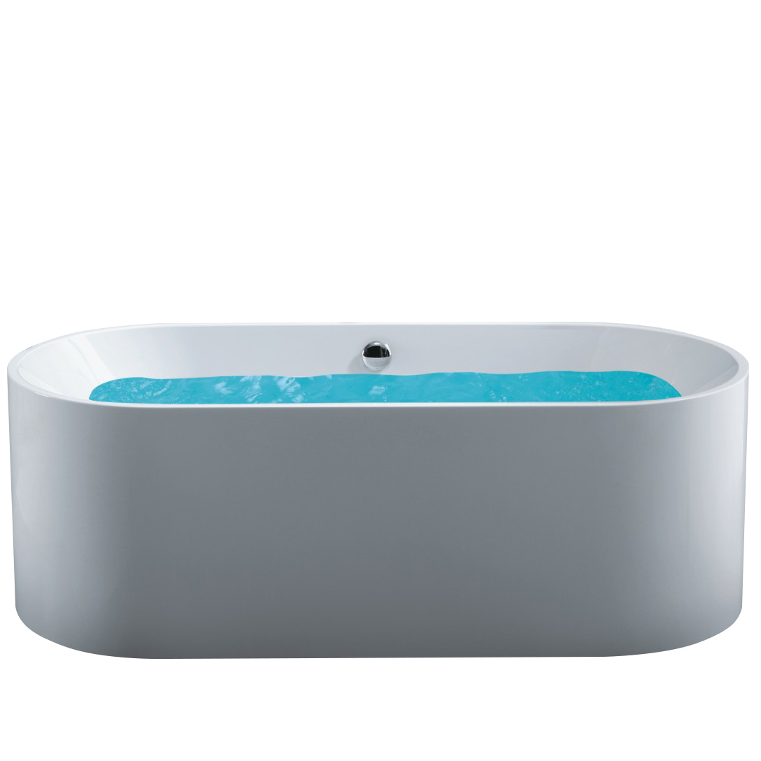 Badewanne WETZIKON weiss 170 x 80 cm