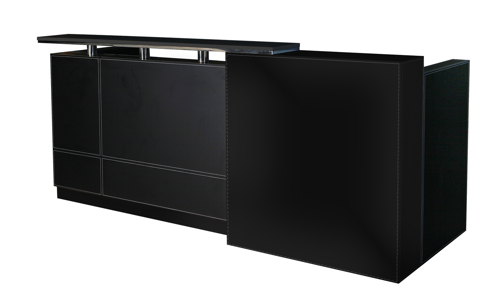 Reception-Desk "Philadelphia", black