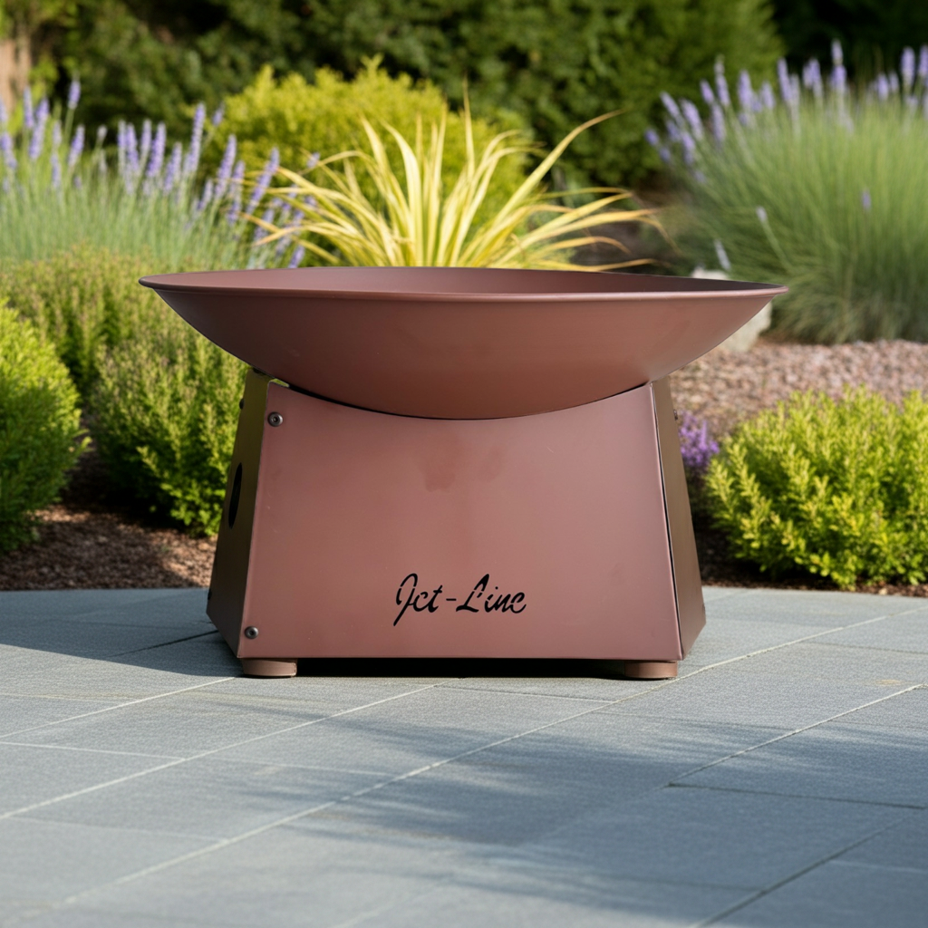 Feuerstelle Pueblo 57x33cm Garten Rostoptik Terrasse Ofen Grill Feuerschale Feuerkorb