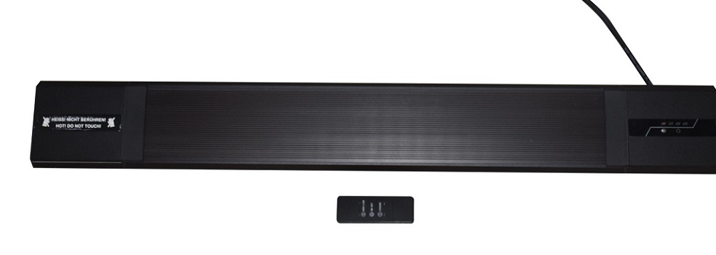 Electric Patio Heater Dark Radiator POLARIS