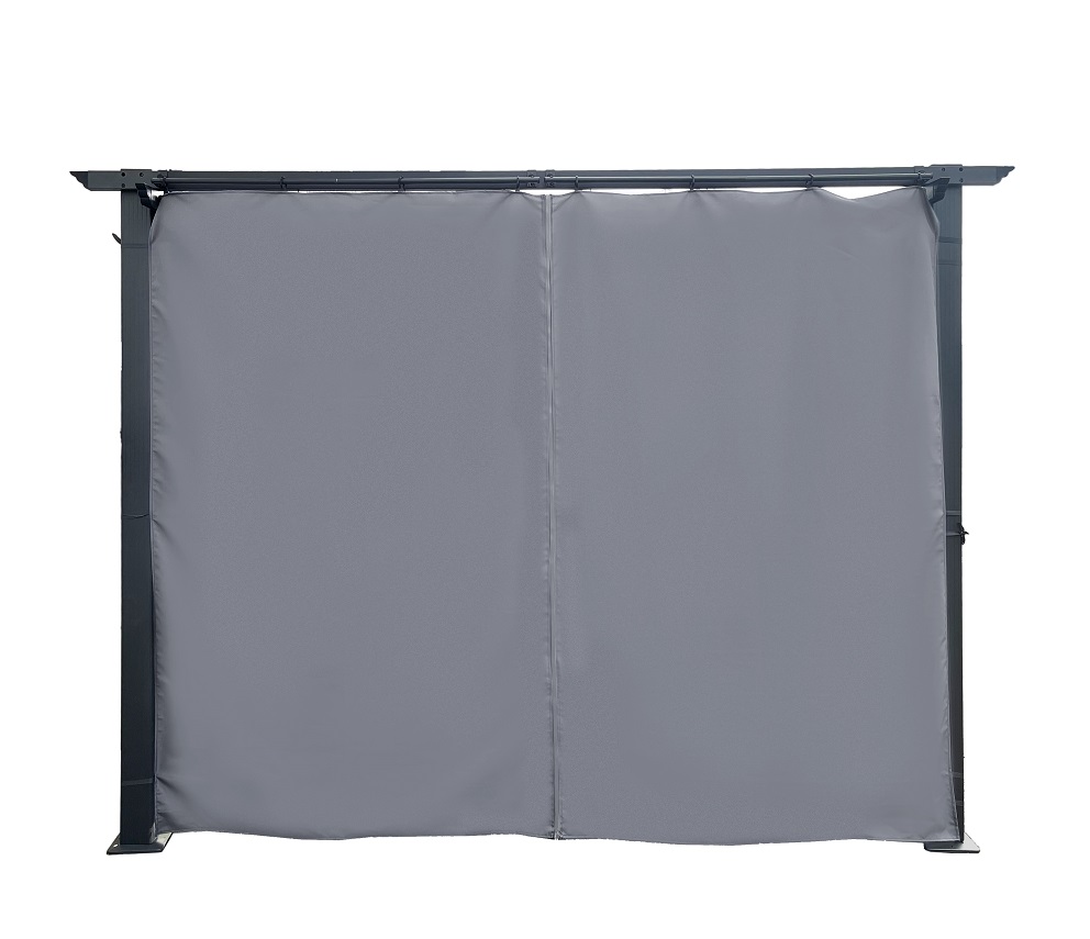 Jet-Line Curtain for Gazebo Luxor 3 m anthracite