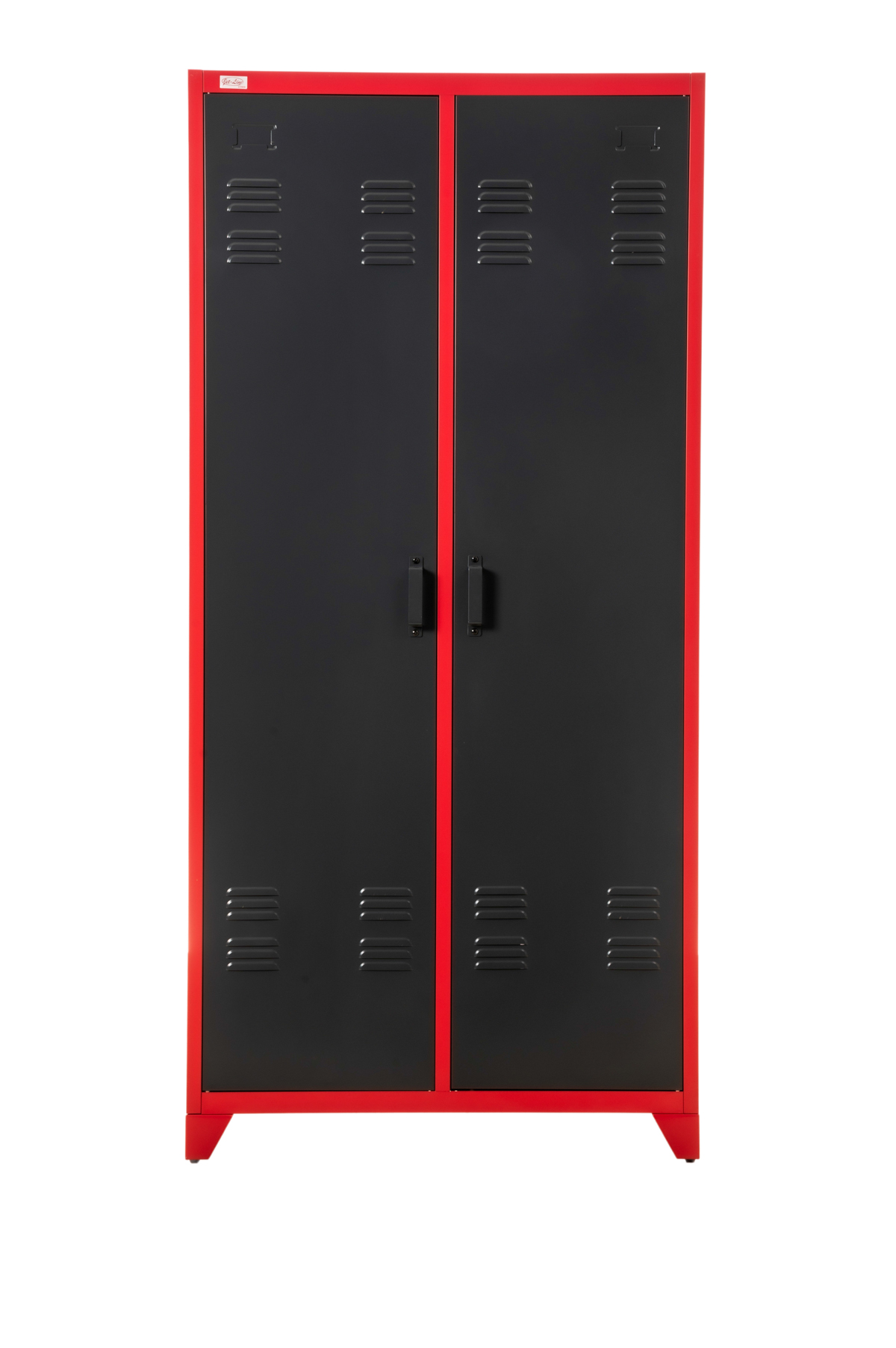 Steel Office-Cabinet ODESSA red-anthracite/dark-gray locker