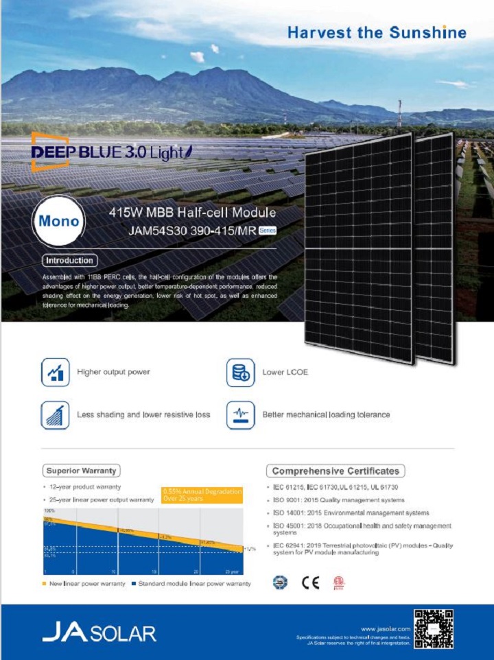 Balkonkraftwerk 415 W 800 W drosselbar Photovoltaik Solaranlage
