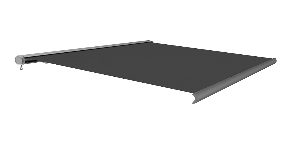 Elektrische Markise Vollkassettenmarkise SUNSHADE anthrazit 5 x 3 m Kasettenmarkise