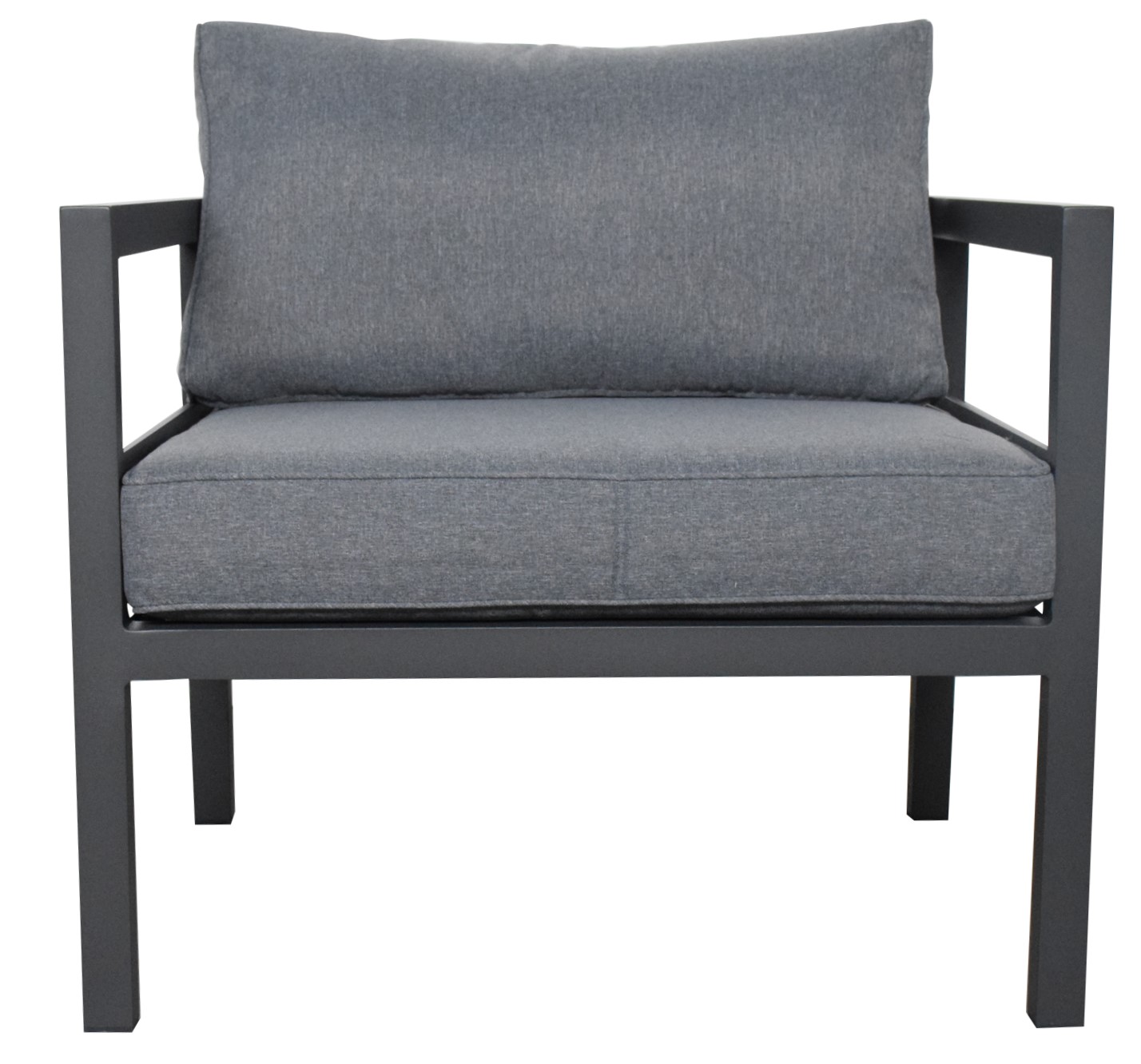 Jet-Line Gartenmöbel Lounge Garten  KRETA II hellgrau Aluminium