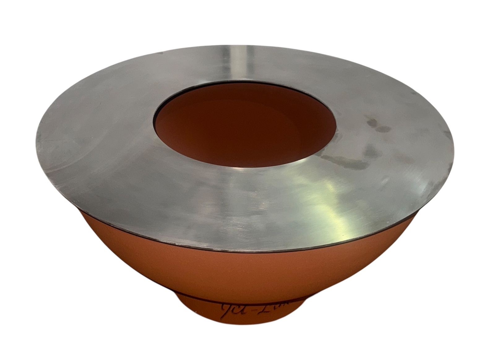 Grillplatte aus Edelstahl für Feuerstelle 62 cm Durchmesser 3 mm dick