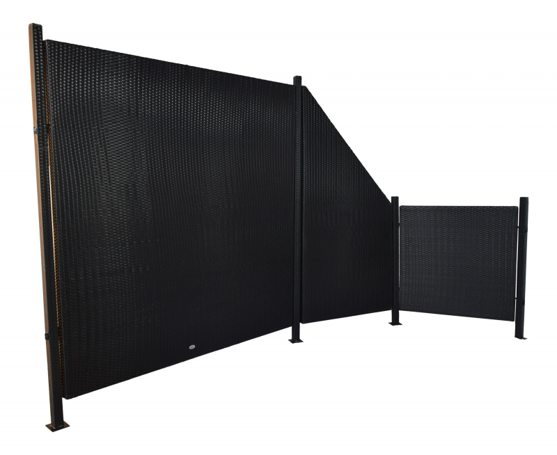 Screening Wall "La Gomera", black