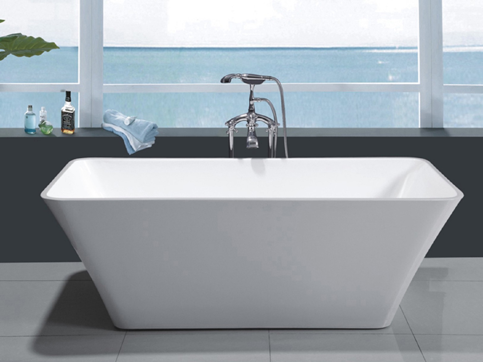 Badewanne BAAR weiss 170 x 75 cm