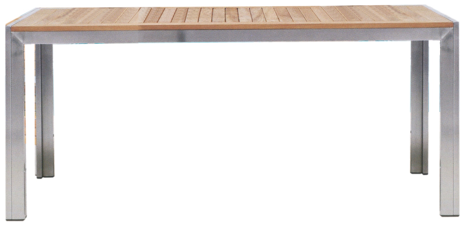 Table 1.6 m Hestia acacia wood stainless steel Jet-Line garden furniture Jet-Line terrace balcony