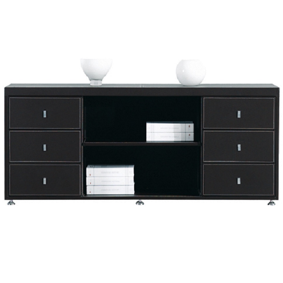 Büro Aktenschrank Padova schwarz