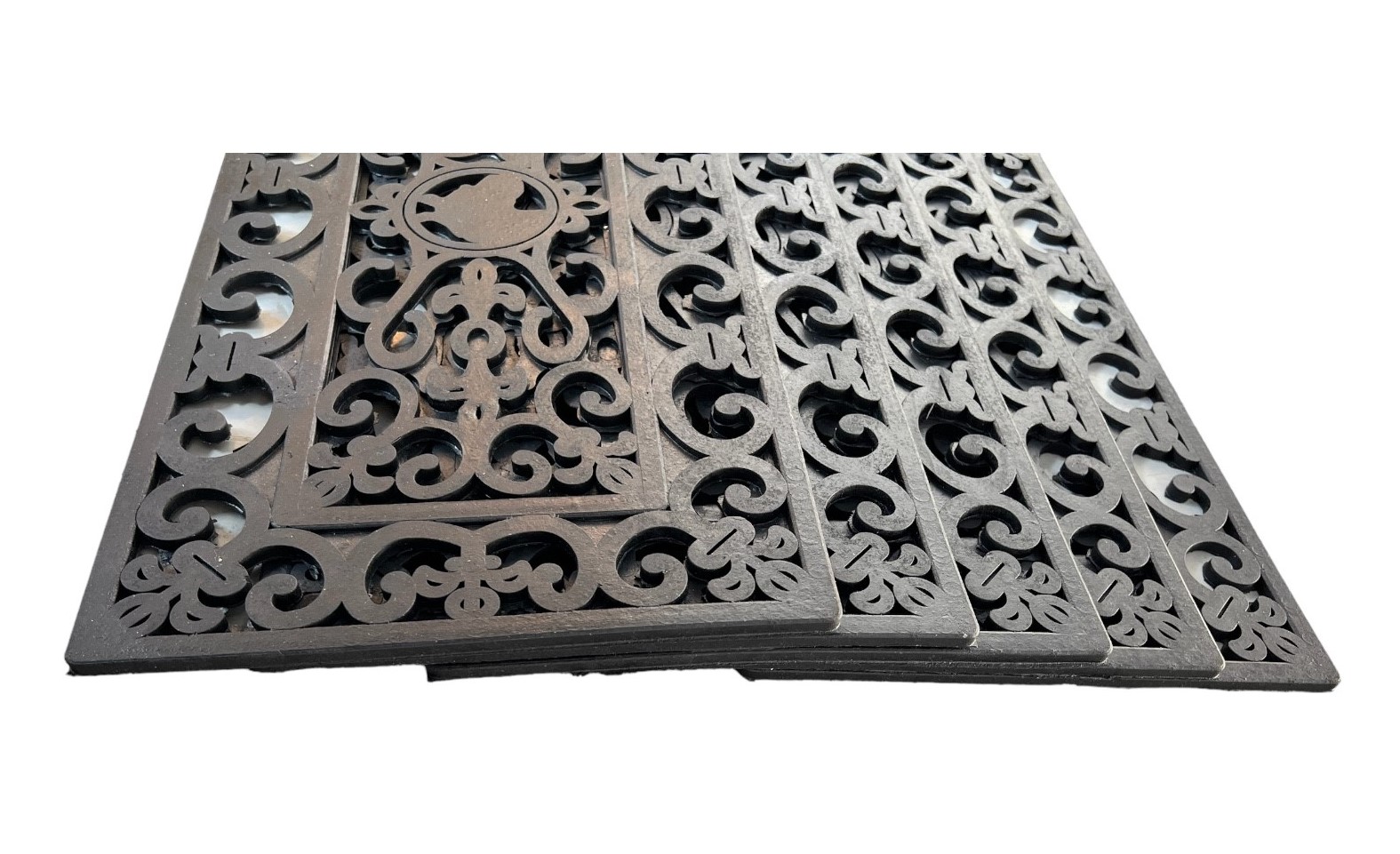 Outdoor Rubber Mat Stair-Mat ESCALERA Dog Design 5 pcs.