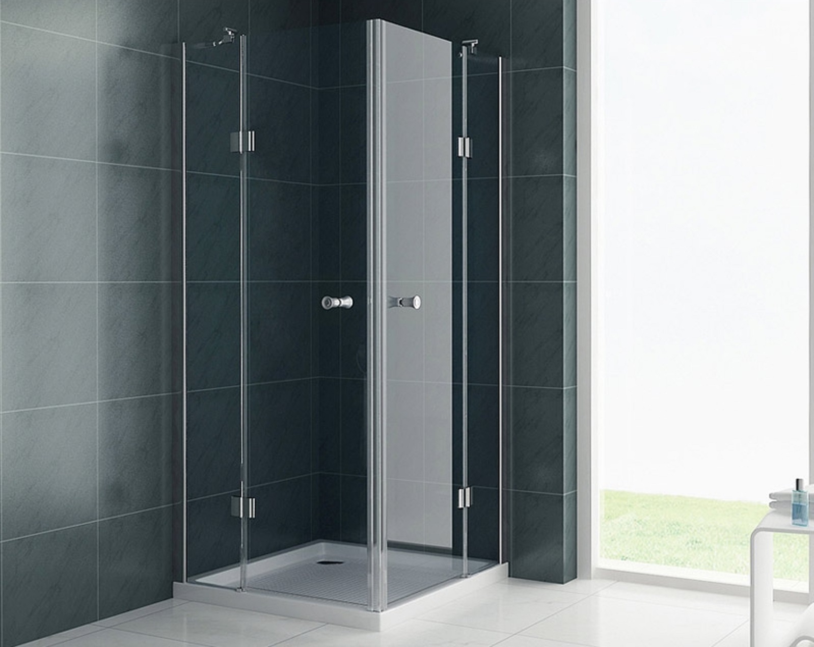 Glass shower Verona 1000 x 1000 mm