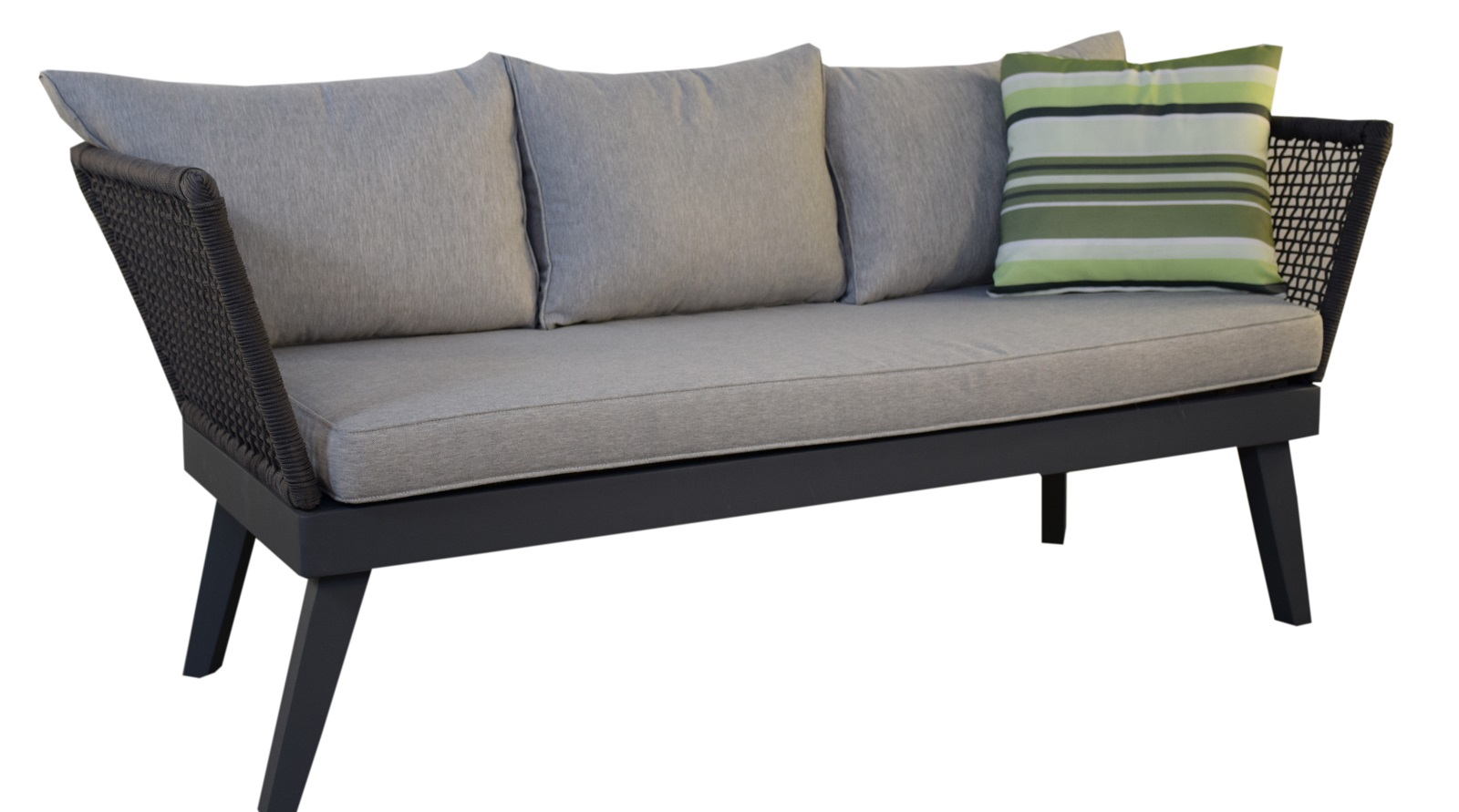 Jet-Line Outdoor Lounge Sofa "Cuba", anthracite