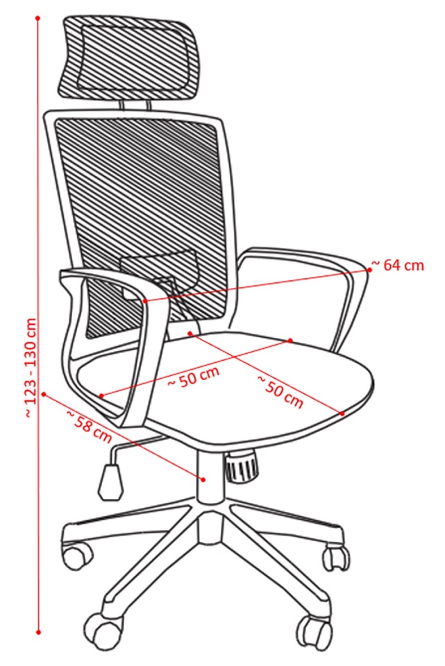 Jet-Line Office-Chair WINNIPEG, black