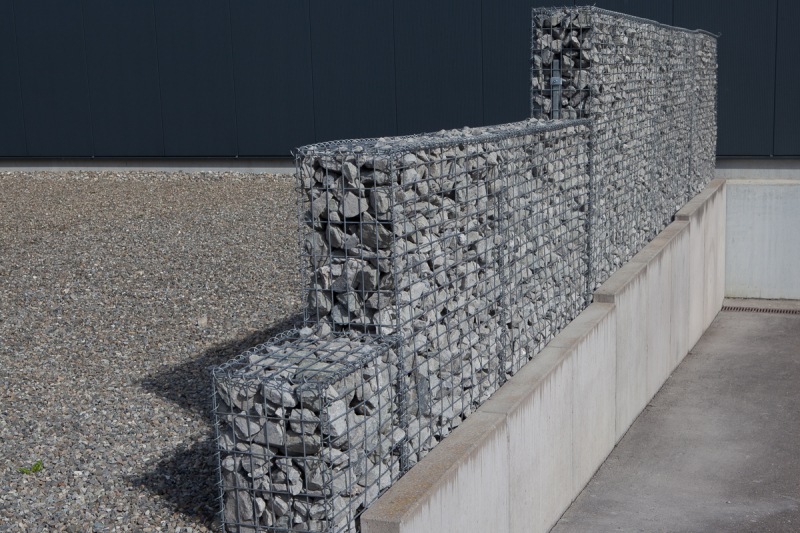 Set of 4 Stone Gabions 150 x 100 x 30 cm