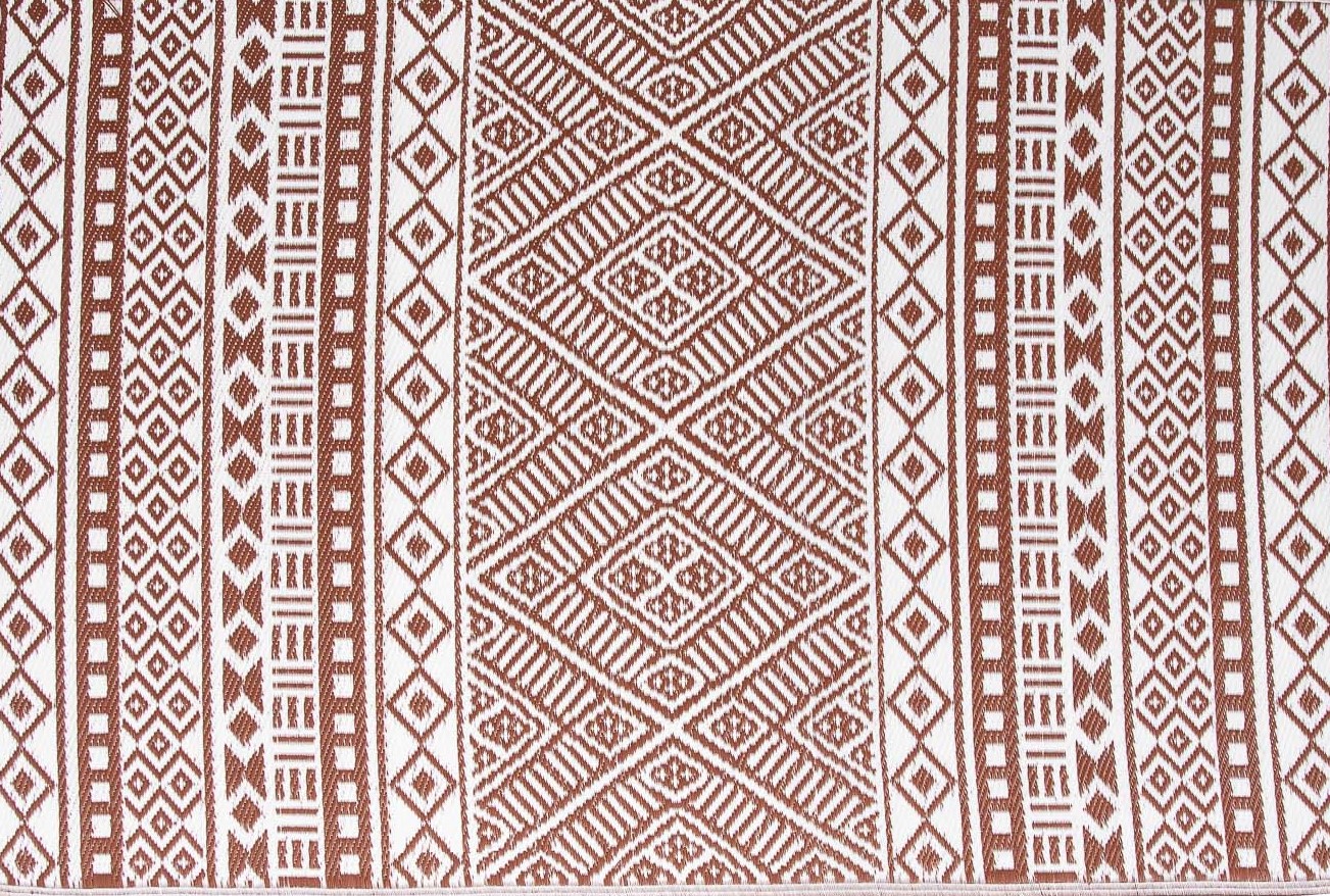 Synthetic Rug SCARLETT 120x180cm brown